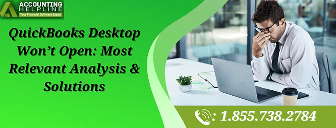 QuickBooks Desktop Won't Open